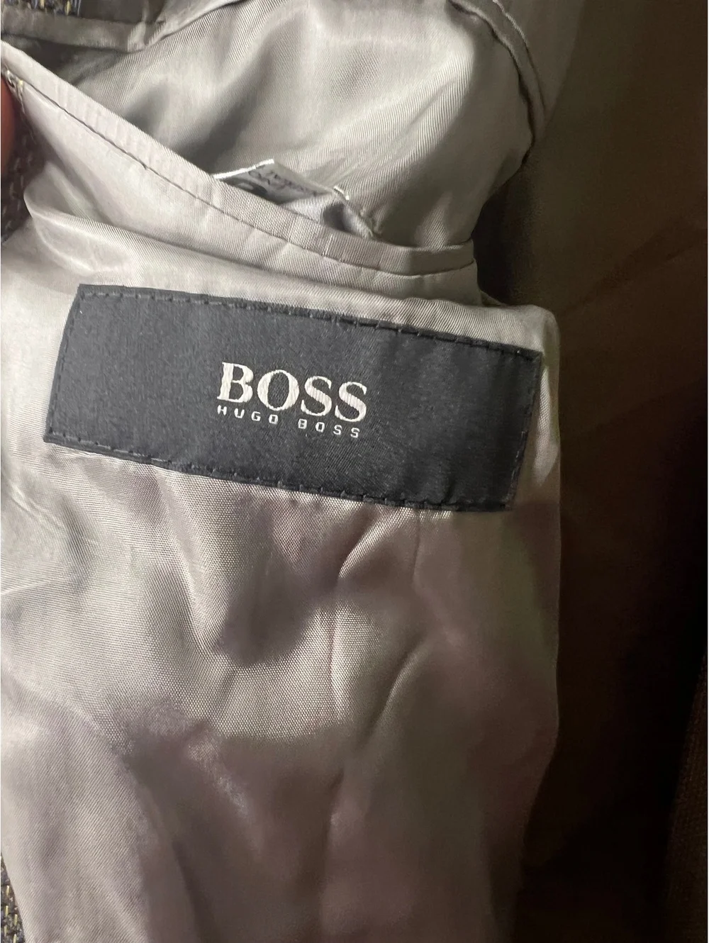 Hugo Boss Einstein Gray Silk Wool Blend Sport Coat Textured Geometric Weave 44R